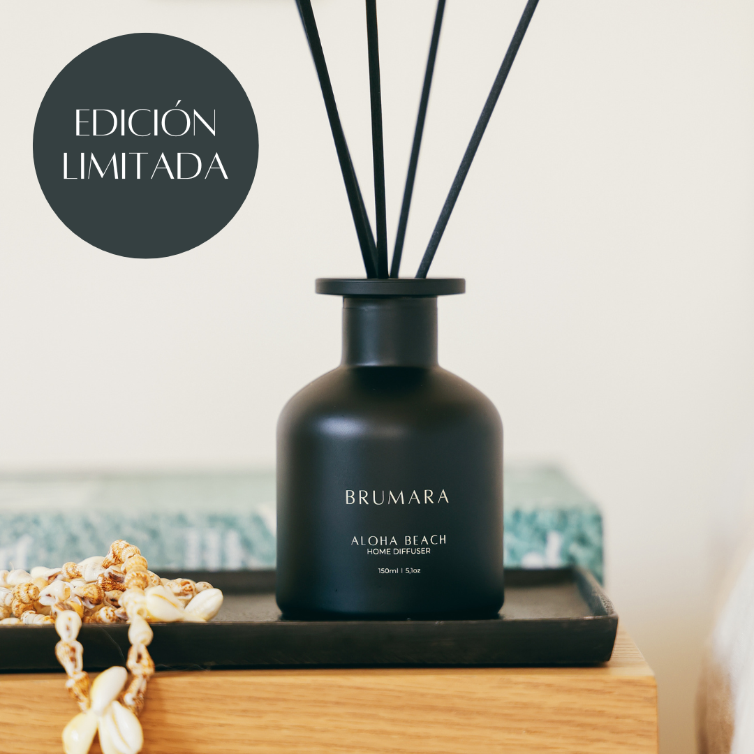 DIFUSOR VARITAS 150 ML ALOHA BEACH NEGRO