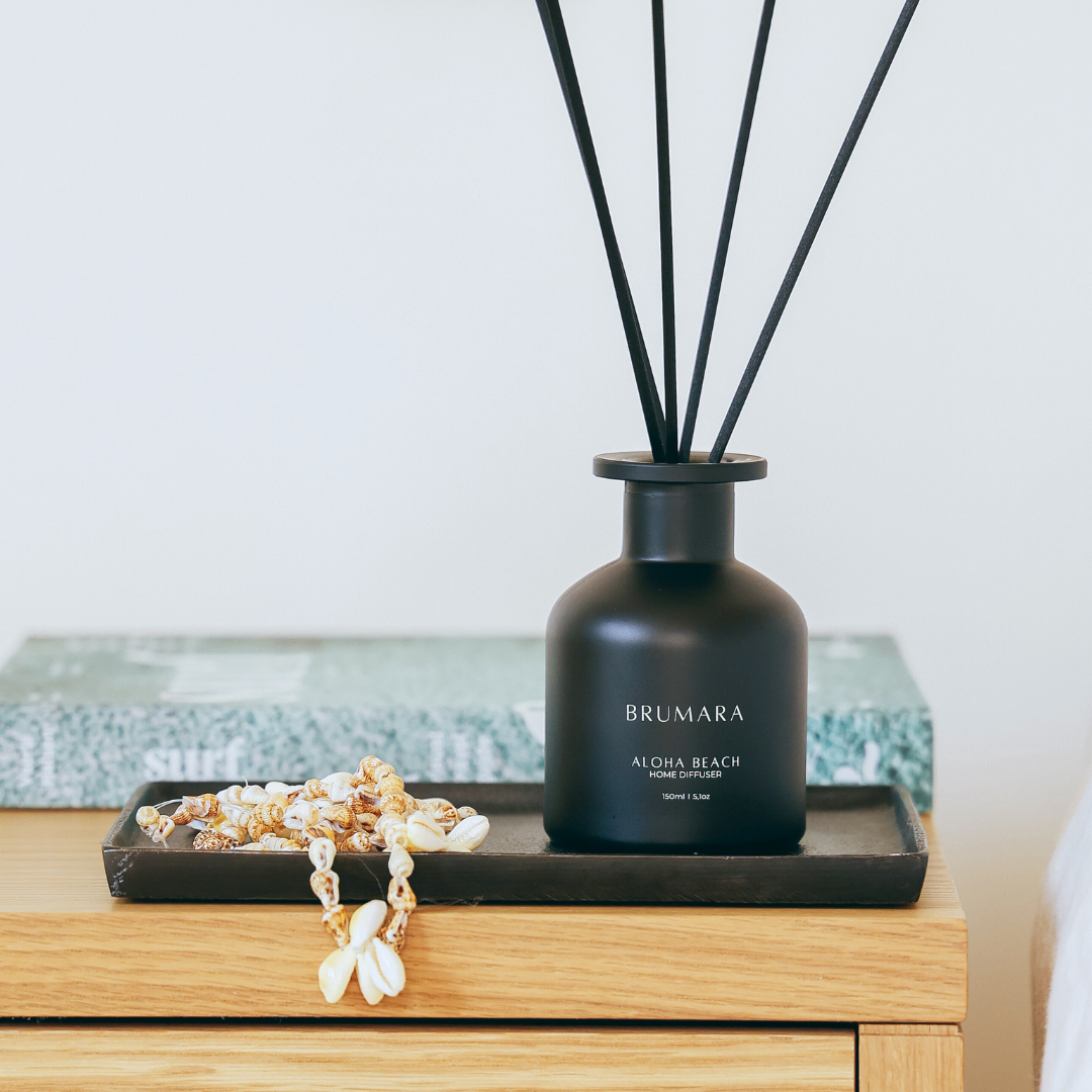 DIFUSOR VARITAS 150 ML ALOHA BEACH NEGRO