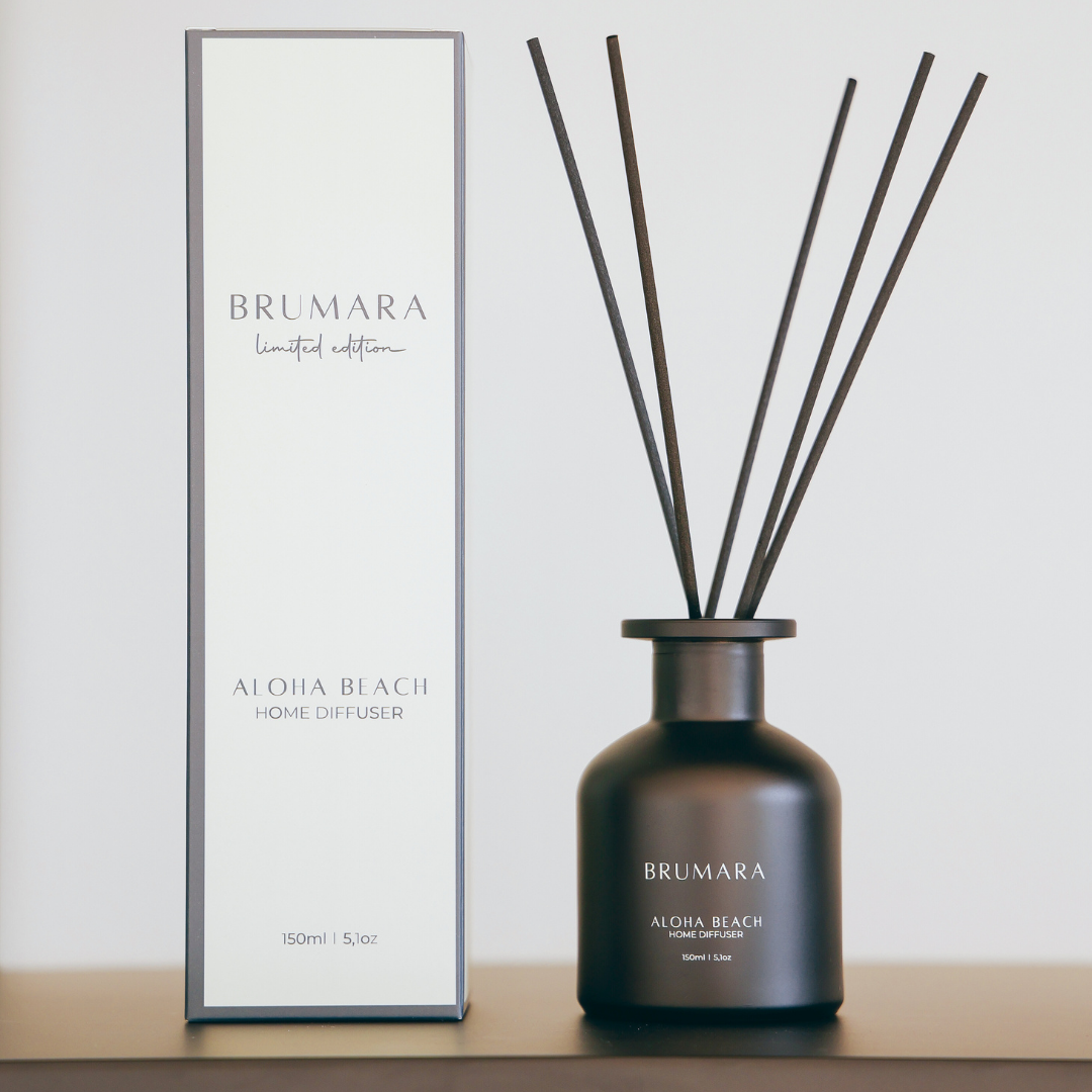 DIFUSOR VARITAS 150 ML ALOHA BEACH NEGRO