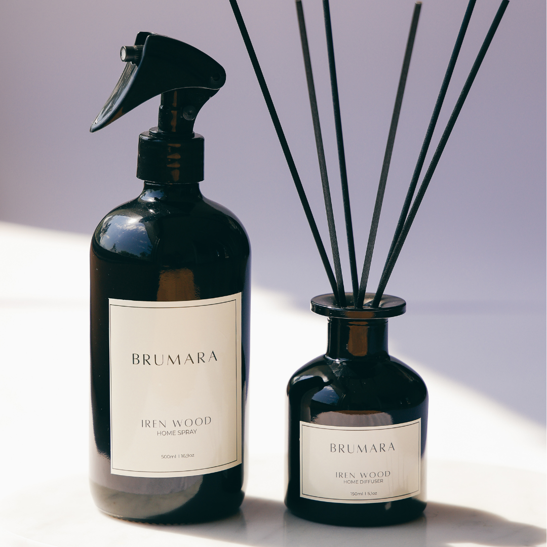 PACK HOME SPRAY + DIFUSOR VARITAS IREN WOOD NEGRO