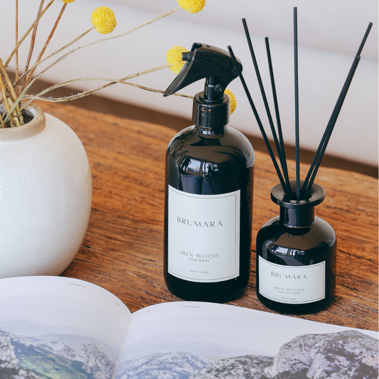 PACK HOME SPRAY + DIFUSOR VARITAS IREN WOOD NEGRO